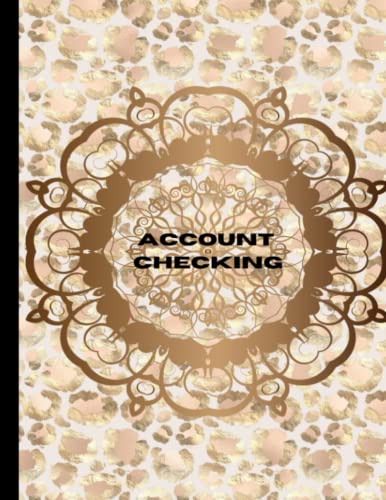Account Checking:: Simple Bookkeeping Ledger, Expenses & Income Log