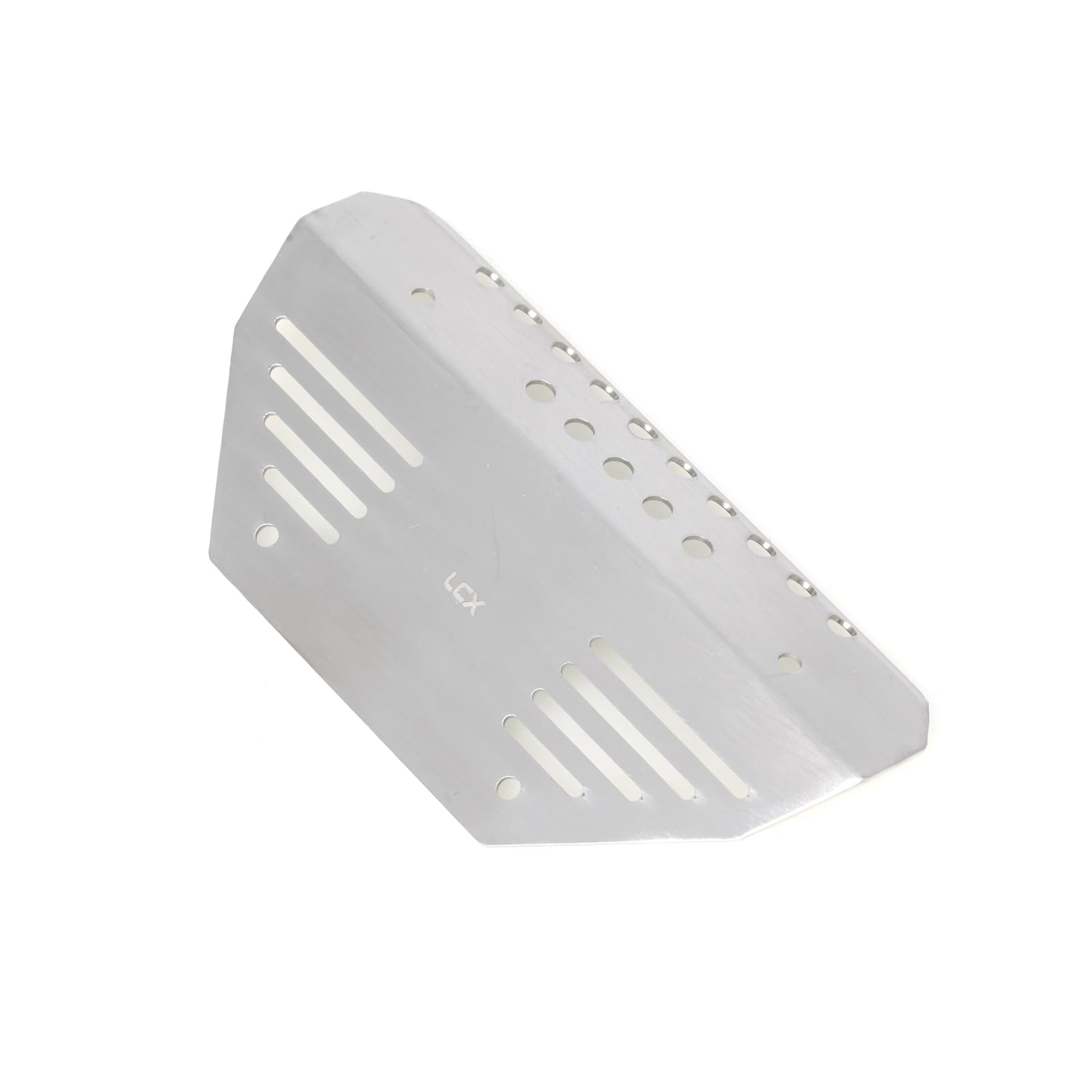 LCX Racing 1/10th RC Crawler Car Stainless Steel Guard Board, Front Skid Plate Guard Servo Guard Frame Rail Protector for RC Car TRX6 6x6 G63 TRX-6