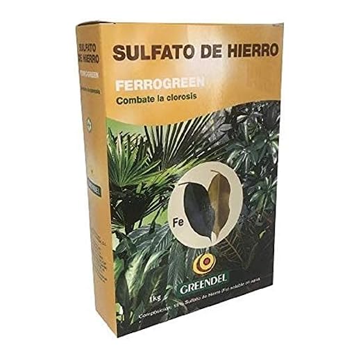 Greendel Sulfato de Hierro para Clorosis Ferro-Green 1 kg