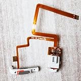 Thick Silver Color Headphone Jack Audio Jack with Hold Switch Flex Ribbon Cable for iPod 6th Classic 160GB/Video 5.5th 60GB 80GB Thick Version