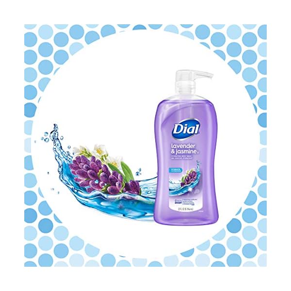 Dial-Body-Wash-Lavender-Jasmine-32-Fluid-Ounces-Pack-May-Vary Dial Body Wash, Calm & Soothe Lavender & Jasmine Scent, 32 fl oz