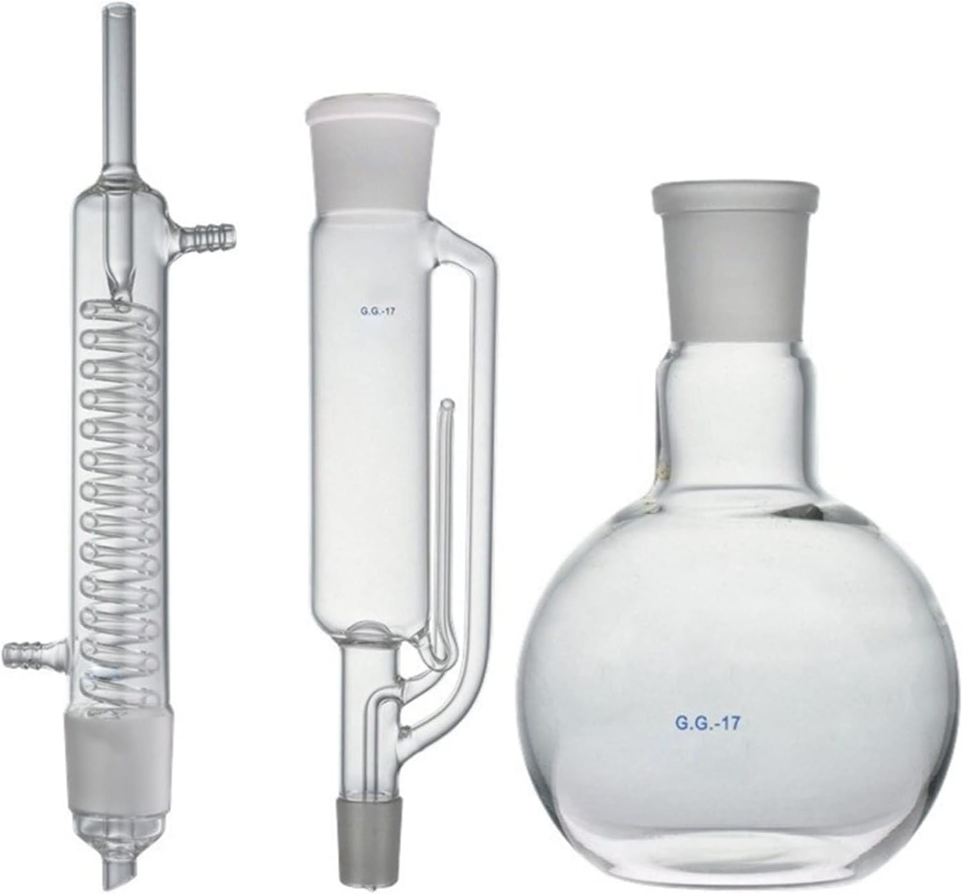 250 ml Soxlet-Extraktor, Soxhlet-Extraktionsgerät, Borosilikatglas 3.3, anpassbares Destillationsgerät, Chemielabor-Glaswaren – 1 Stück