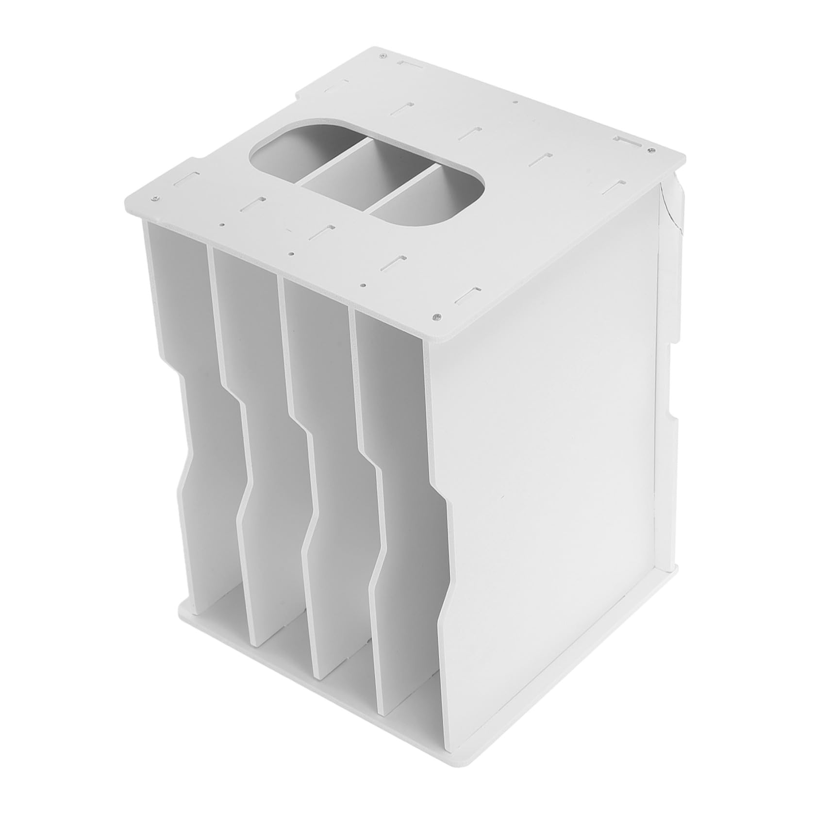 Healvian Organizador de Archivos de Oficina Blanco Diseño Multicapa