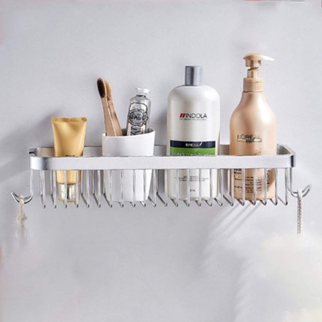 GGGUOJINN Bathroom Shelves No Drilling Shower Shelf Caddy Shower Organizer Storage Basket Bathroom Storage Rack 20cm 50cm