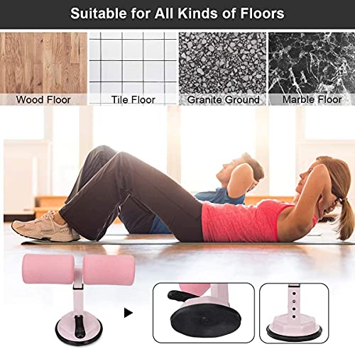 Kixre Sit-Up Bar Aid-Accessories, Portable Suction Cup Sit-Up Aid Assistant Tool for Men & Women, Abdominal Gym Exercise Muscle Household Fitness Equipment - Image 7