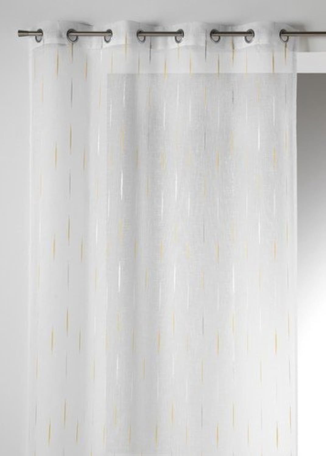 Cortina de confección Jacquard Home Maison de alta calidad con ojales decorativos