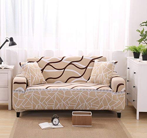 FORCHEER Stretch Couch Covers Sofa Slipcovers Fitted Three Seater Furniture Sofa Protector(Sofa, Printed #9)