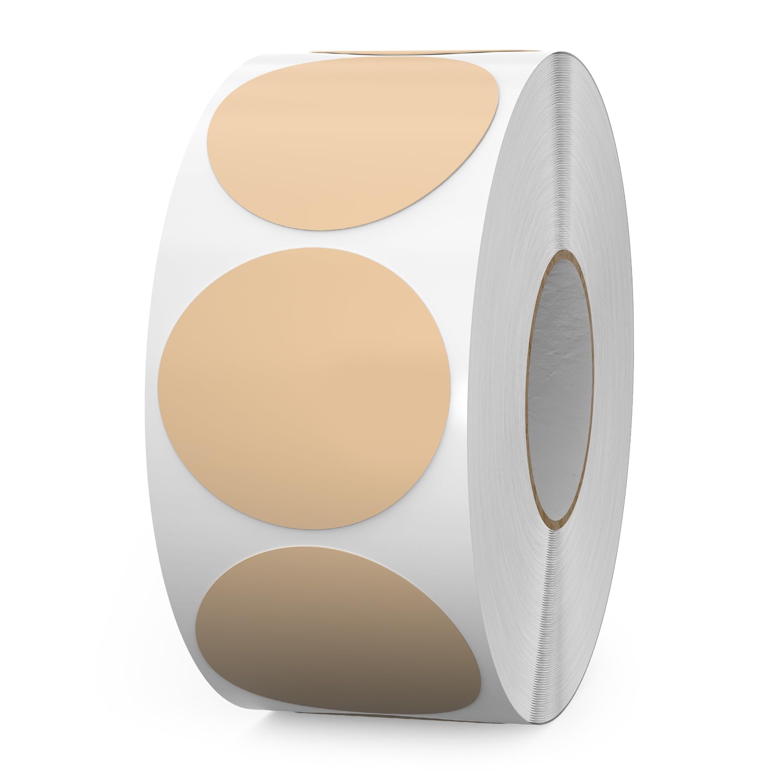 1000 PCS Circle Dots Stickers 1.5 Inch Vinyl Kraft Round Labels Removable Waterproof Color Coding Sticker Roll for Inventory Office Classroom