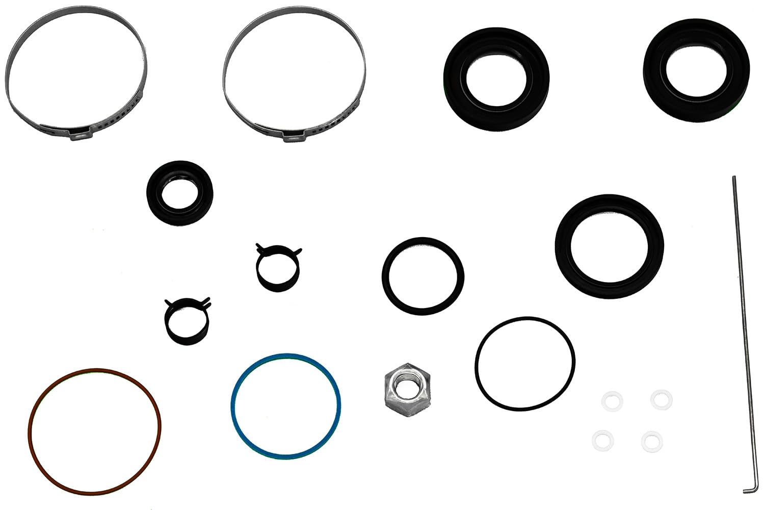 Power Steering Seals - Precision Fit Power Steering Rack and Pinion Seal Kit | O-Ring and Sealing Kit for Dodge Ram 1500 2002-2005 | Complete Steering