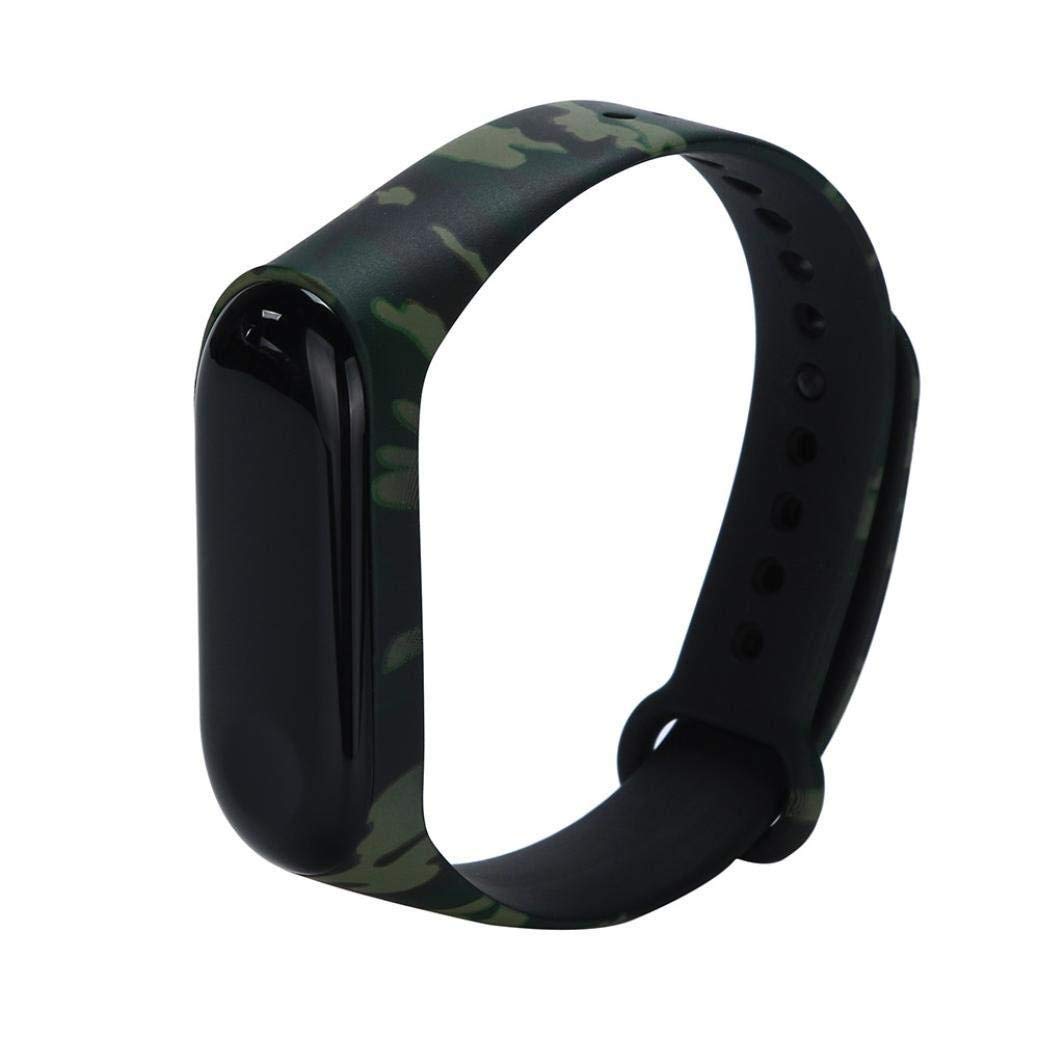 FOR XIAOMI Mi Band 3 Fashion Sport Soft Silicone Replacement Wristband Wrist Strap