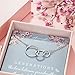 Generations Necklace for Grandma Gift - Sterling Silver Infinity 3 Circle CZ Necklace Mom Granddaughter Grandson Mothers Day Jewelry Birthday Gifts