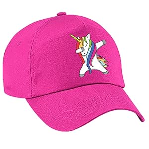 4sold Casquette de baseball réglable pour fille avec licorne colorée – Pour le sport et l’été