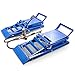 Produktbild BITUXX® 2 Stück hydraulik Auto PKW KFZ Auffahrrampen Set mit Wagenheber hydraulisch Höhenverstellbar Wartungsrampe Hebebühne Rampe Auffahrrampe Auffahrbock Blau