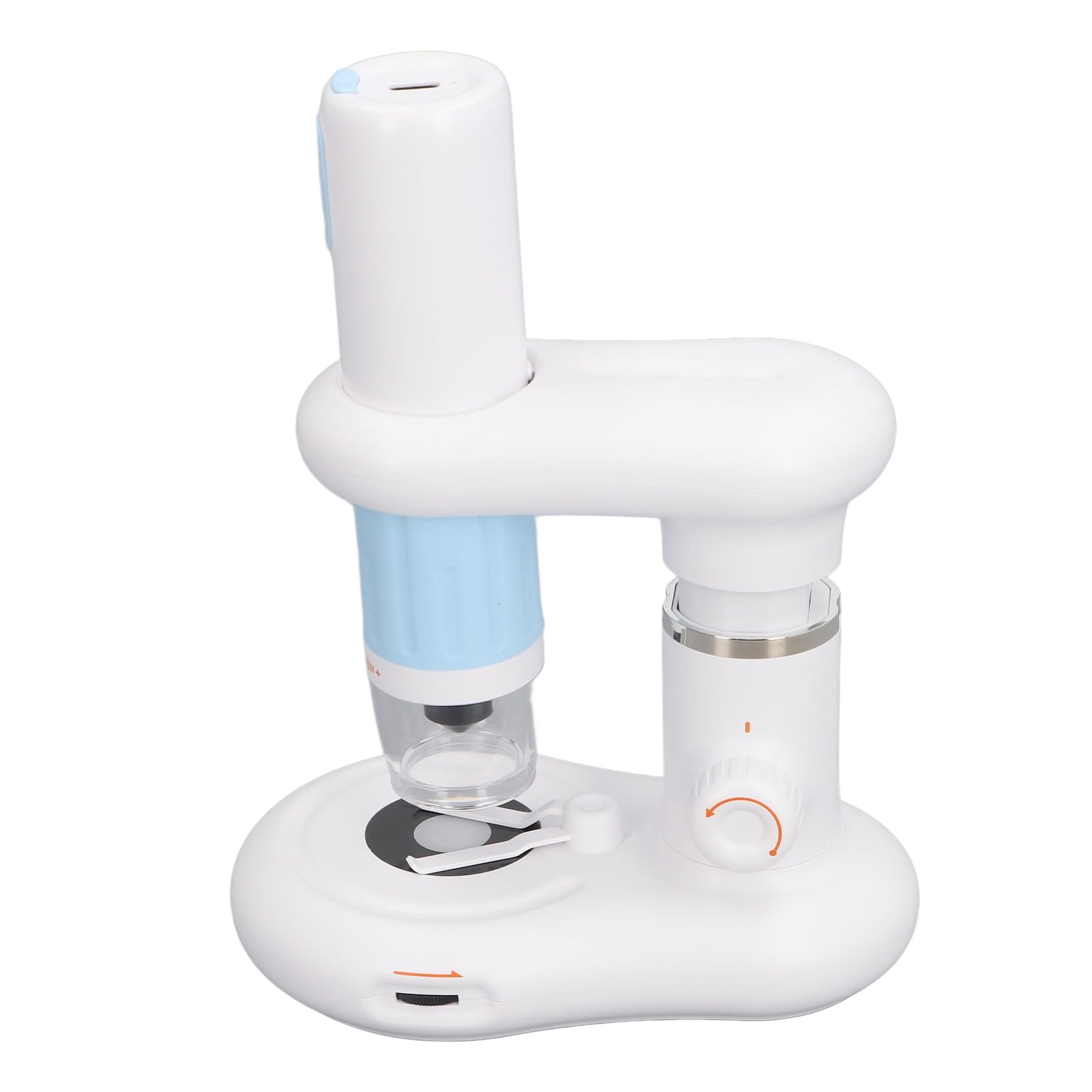 Yosoo Health Gear WiFi-Digitalmikroskop, ABS, Tragbares Kabelloses Mikroskop 50X Bis 1000X HD 1080P mit 8 LED-Leuchten, Manueller Fokus für, Bildung, Wissenschaft, Studium, Münzen, Pflanzen, Insekten