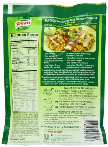 Image of Knorr Rice Sides Rice Side Dish, Creamy Chipotle 5.4 oz (Pack of 12)