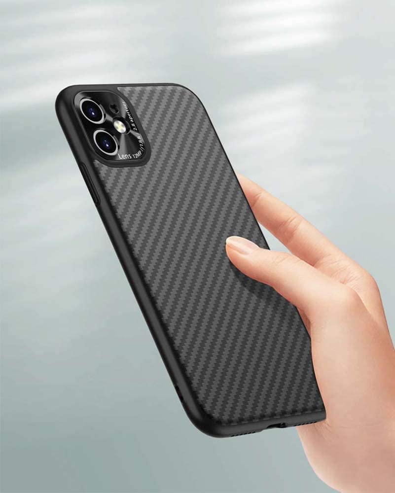 PIXIU Funda para iPhone 11 fabricada con protector de pantalla, ligera y elegante, de cuerpo PIXIU Funda para iPhone 11 fabricada con protector de pantalla, ligera y elegante, de cuerpo