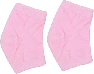 Beavorty 1 Par De Meias De Fio Mangas De Calcanhar Meias Protetoras De Calcanhar Protetor De Cuidados Com Os Pés Meias Hidratantes Capa De Calcanhar Gel Capa Protetora Meias De Calcanhar