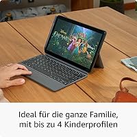 Amazon Fire Max 11-Tablet (Neueste Generation) im Produktivitäts-Bundle mit Tastaturhülle und Eingabestift; Octa-Core-Prozessor, 4 GB RAM für mehr Produktivität, 64 GB, grau, mit Werbung – Ansicht 6