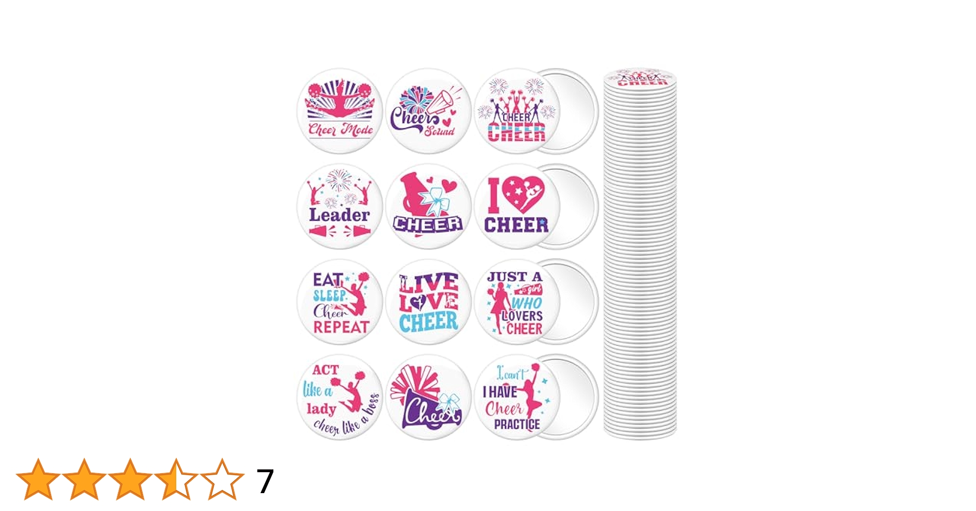 【Doomii】ベイビーチアー　2点おまとめ Amazon.co.jp: Gulfmew 60個 チアリーダーギフト 2.76インチ