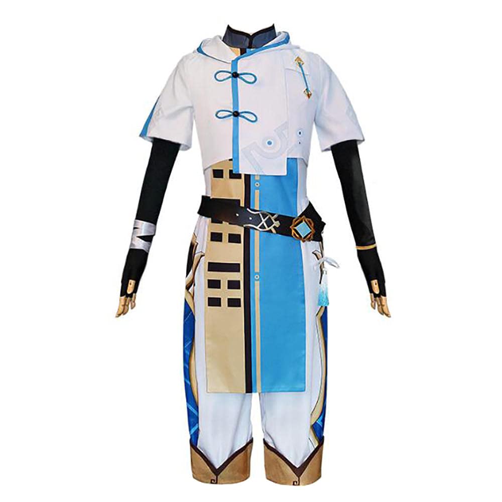 Chongyun Cosplay Costume Game Uniform Full Set Halloween Party Outfit Adult Clothing Suit