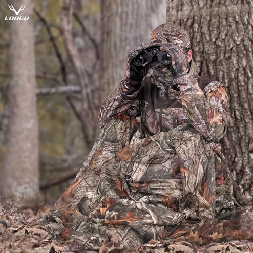 Filet de camouflage et toile de jute LOOGU pour le camping en forêt