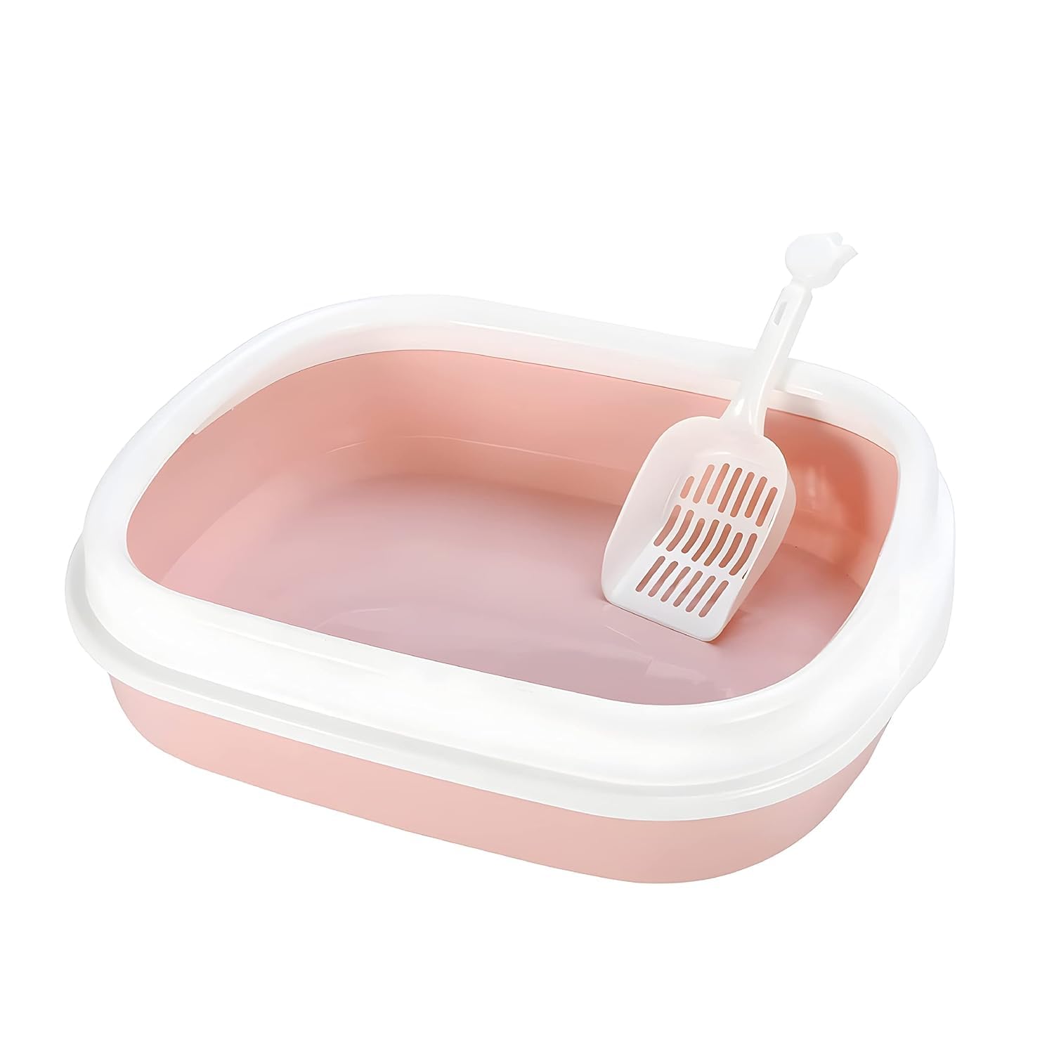 Woofy Cat Litter Tray with Cat Litter Scooper Closed Style of Cat Litter Basin (Multicolor). (B09J2D7CVQ) Amazon Price History, Amazon Price Tracker
