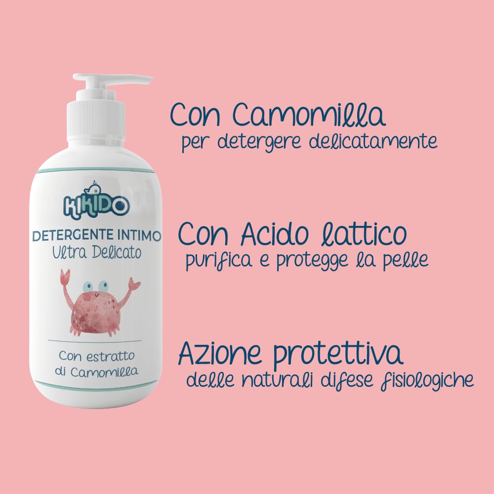Kikido Cofanetto Nascita - Set Bagnetto Neonato con 3 Salviette, Shampoo, Detergente Intimo e Bagnoschiuma Bambini 2 in 1 - Kit Neonato Igiene Nascita per Pelli Sensibili - Regalo Lista Nascita
