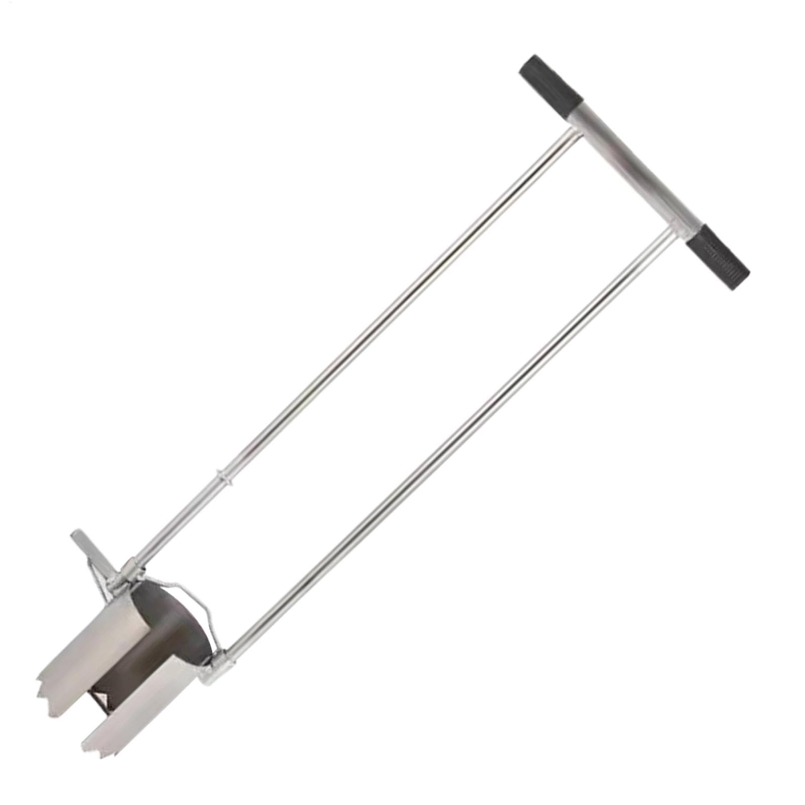 Fioriera da giardino con manico lungo – Strumento per piante a bulbi con | manico lungo – Pianta a bulbi | Fioriera manuale per piante erbacce, piantagione di bulbi per verdure