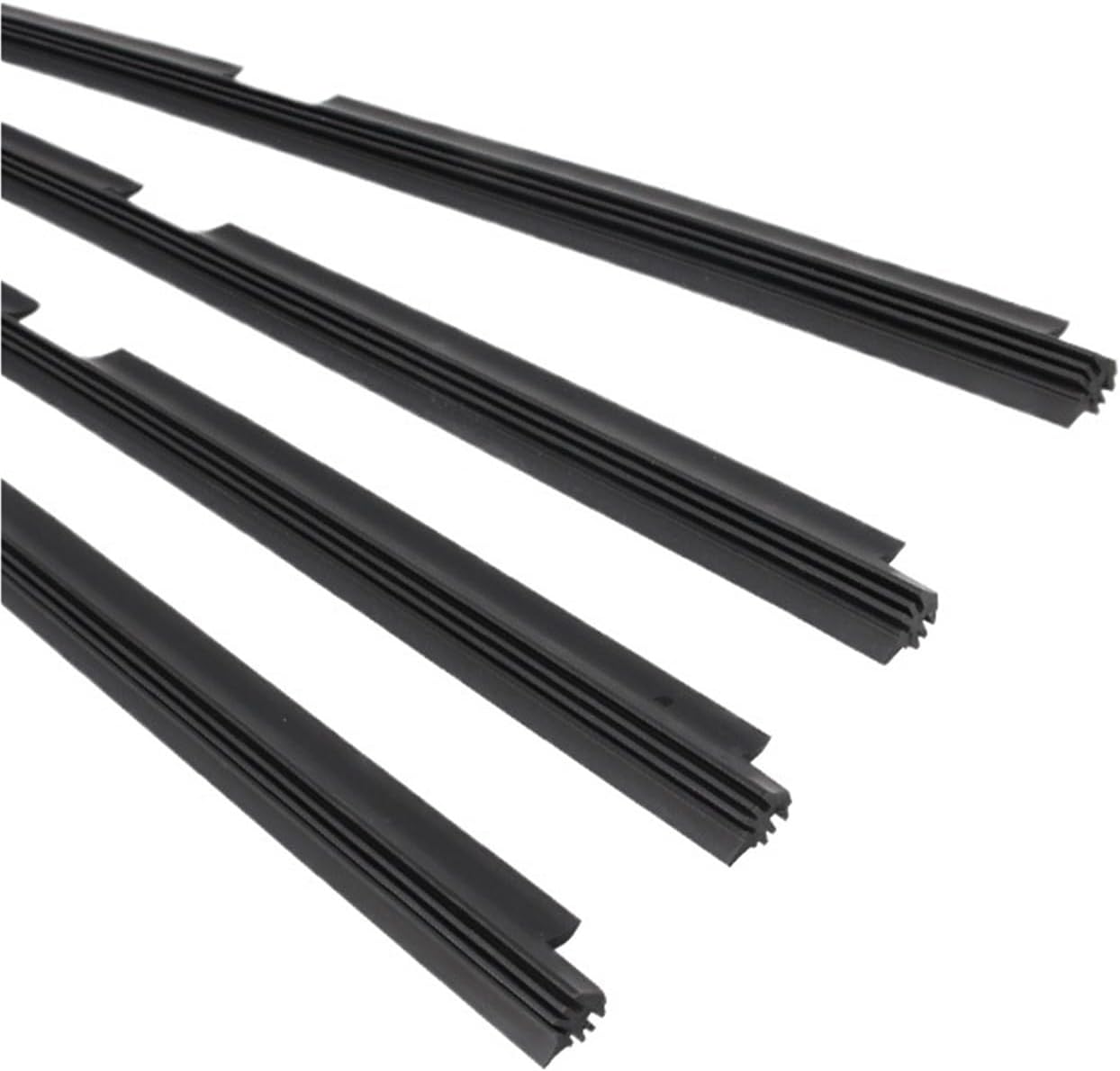 2PCS/Lot Car Auto Vehicle Insert Natural Rubber Wiper Blade Only (Refill) 8mm 14" To 28" Accessories(2PCS 18 Inch 450mm)