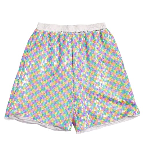 Short à paillettes femme ample et élastique style streetwear confortable quotidien #216