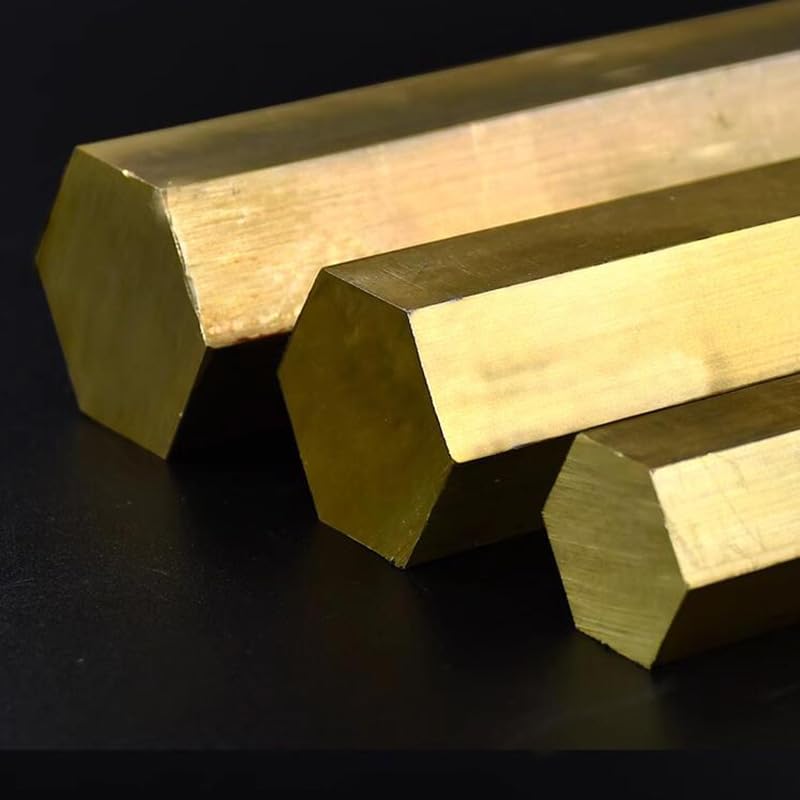 metal blanks Brass Hex Rods Hexagonal Bar 3mm 4mm 5mm 6mm 7mm 8mm 9mm 10mm crafts stock(5mm)