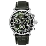 [ツェッペリン]ZEPPELIN 腕時計 100周年記念モデル グリーンツェッペリン クロノグラフ アラーム チェンジベルト付 8680-4 メンズ 【正規輸入品】 [並行輸入品]