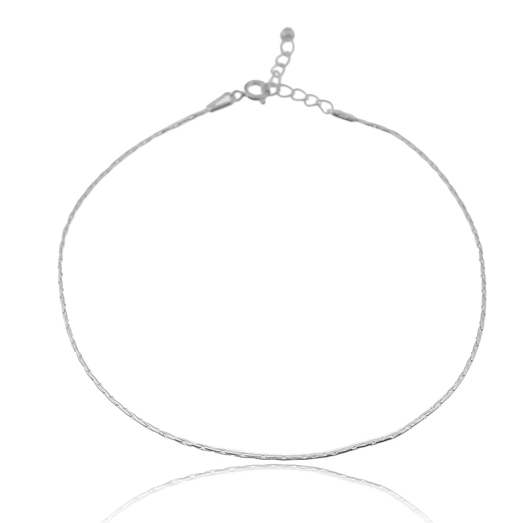 nemichand jewels Pure 925 Silver Snake Anklet Payal for Women (1PC) (10 inch + extention)-picture-27