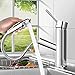 Grifo Cocina,bedee Grifo Cocina Extraible 100 cm Agua Fría y Caliente,Acero Inoxidable Grifos de Fregadero Cocina Caño Giratorio de 360° Diseño