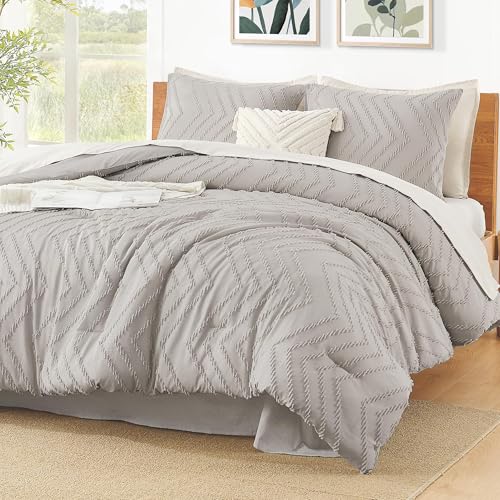 Image of Litanika 3 Pcs Linen Boho Oversized Super King Bedding Comforter Set