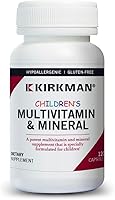 Vista 1 de Kirkman - Cápsulas multivitamínicas y minerales para niños - 120 cápsulas - Potente suplemento vitamínico/mineral de amplio espectro - con coenzima