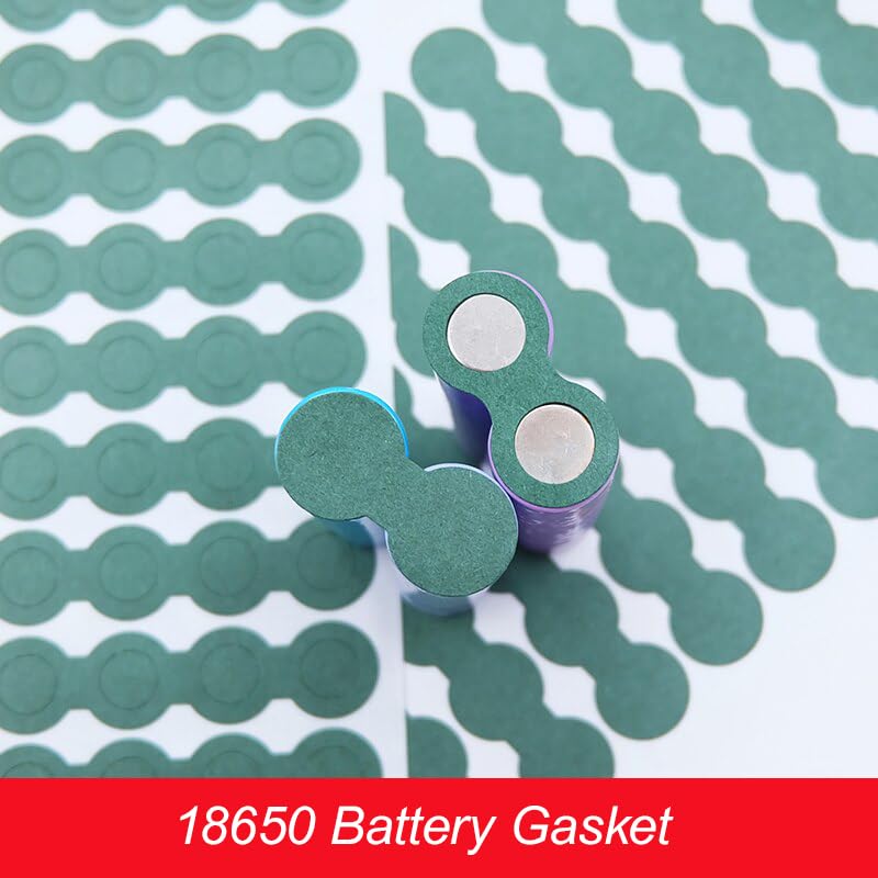 Image of 400pcs 18650 Battery Insulator Ring Self-Adhesive Hollow Insulating Cardboard Electrical Insulating Adhesive Paper Green (Solid)