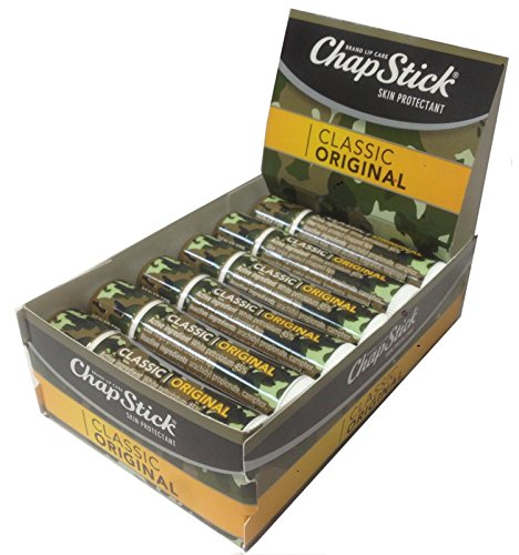 Chap Stick Classic Original in Camouflage Design, 24 Pack