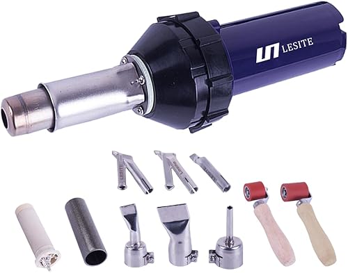 LESITE Pistola de calor manual de 110V 1600W Pistola de soldadura de aire caliente de plástico Herramienta de soldadura manual para soldadura de PVC