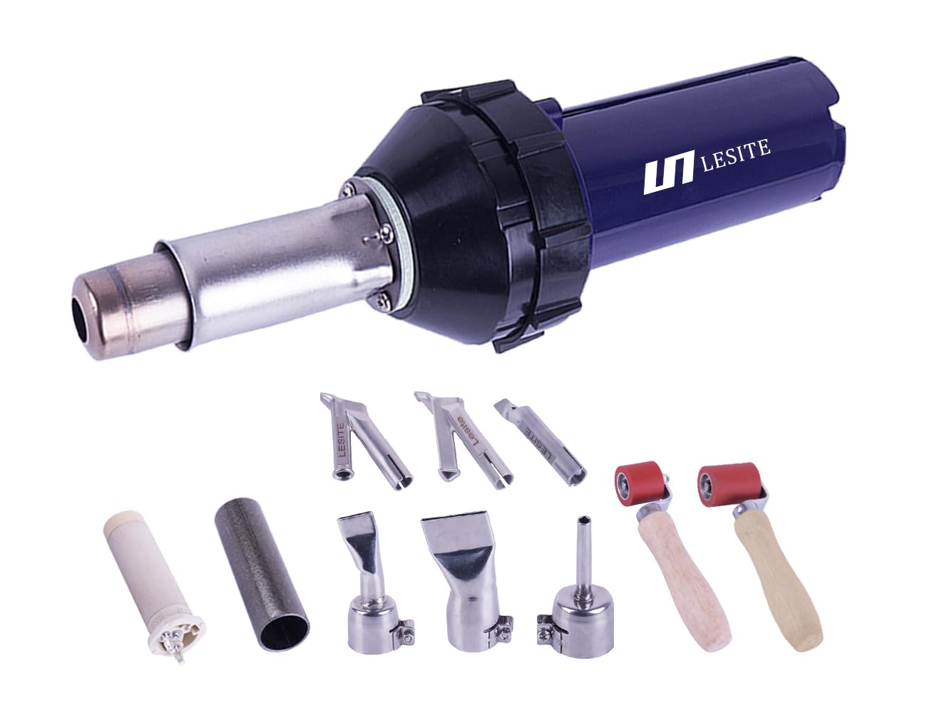 LESITE 110V 1600W Manual Heat Gun Plastic Hot Air Soldering Gun Hand Welding Tool for Welding PVC TPO