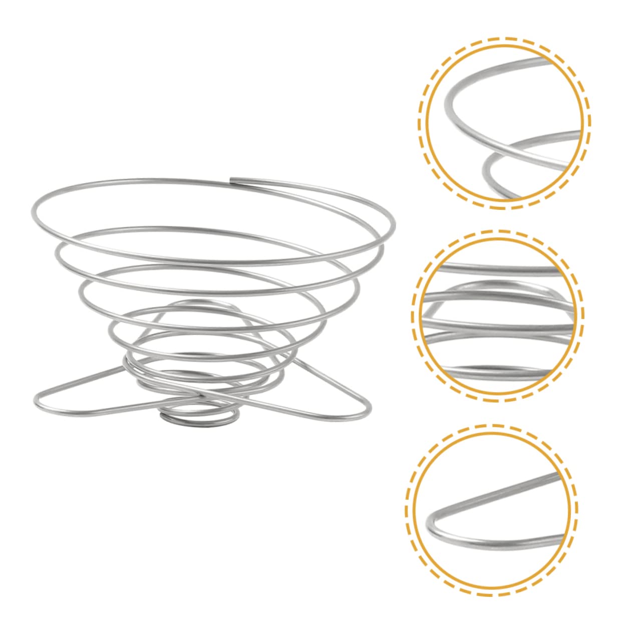 KICHOUSE Coffee Filter Dripper Daily Use Funnel for Drip Coffee Easy to Clean Unique Design for Home and Outdoor Use