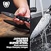 Dalstrong 2 Piece Knife Set - Chef Knife 8 inch Blade & Paring Knife 4 inch - AUS-10V Japanese Steel - Full Tang - Black G10 Handle - Chef's Knife - Shogun Series ELITE - Razor Sharp Kitchen - Sheath