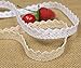 10 Yards 1/2 Inch Wide Cotton Lace Trim DIY Craft Delicate Ribbon Scallop Edge for Scrapbooking Gift Package Crocheted Lace Trim Craft Ribbon White