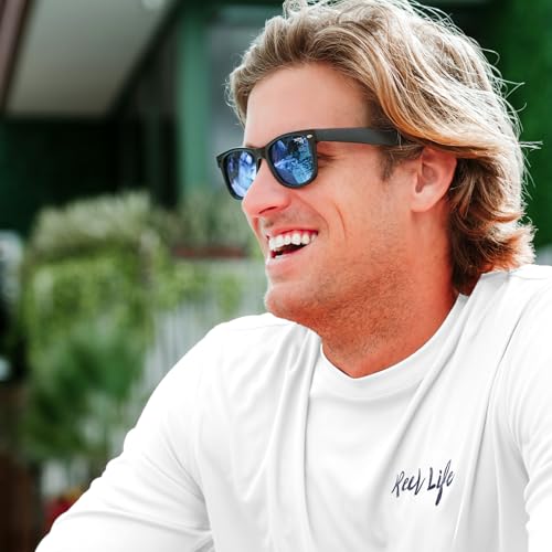 Reel Life UV Long Sleeve – Jax Beach Men’s Long Sleeve Sun Protection Shirt, Lightweight Quick-Dry UPF 50+ Performance Shirt, Breathable Sun Shirts For Men, Moisture-Wicking UV Shirts for Men (Small)3