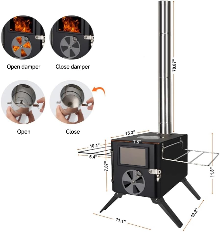 Outdoor Wood Burning Stove