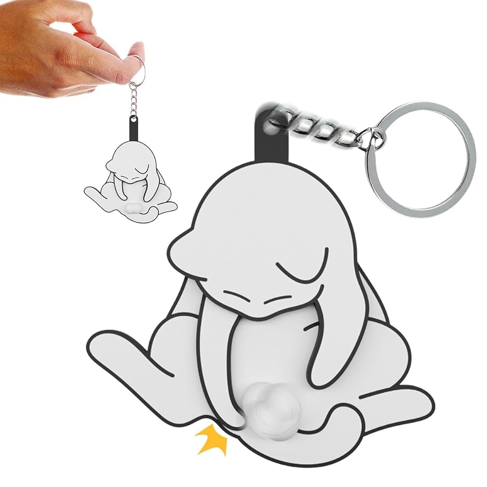 【1109 - 7】摘ままれにゃんこのキーホルダー／ペンダント 1109 - 7】摘ままれにゃんこのキーホルダー／ペンダント