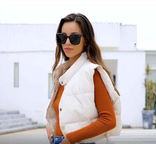 Feisedy Women Oversized Vintage Polarized Sunglasses Square Cute Trendy Classic Simple Men B2758 #TOP4