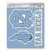 NCAA North Carolina Tar Heels Team Decal, 3-Pack