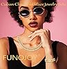 FUNOJOY Cuban Link Chain Jewelry Sets for Women Rhinestone Hoop Earrings Necklace Bracelet Set Bling Diamond Hip Hop Jewelry for Women (Gold 20 inches) #1