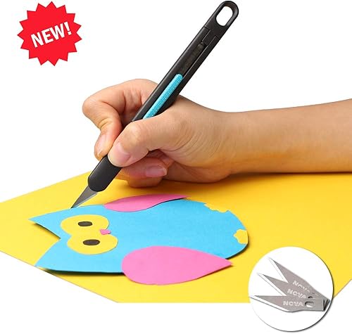 Miniatura 5 de Paquete de 120 cuchillas de repuesto #11 de hobby, cuchillas de repuesto de acero exacto a cuchillo con caja de almacenamiento para manualidades,